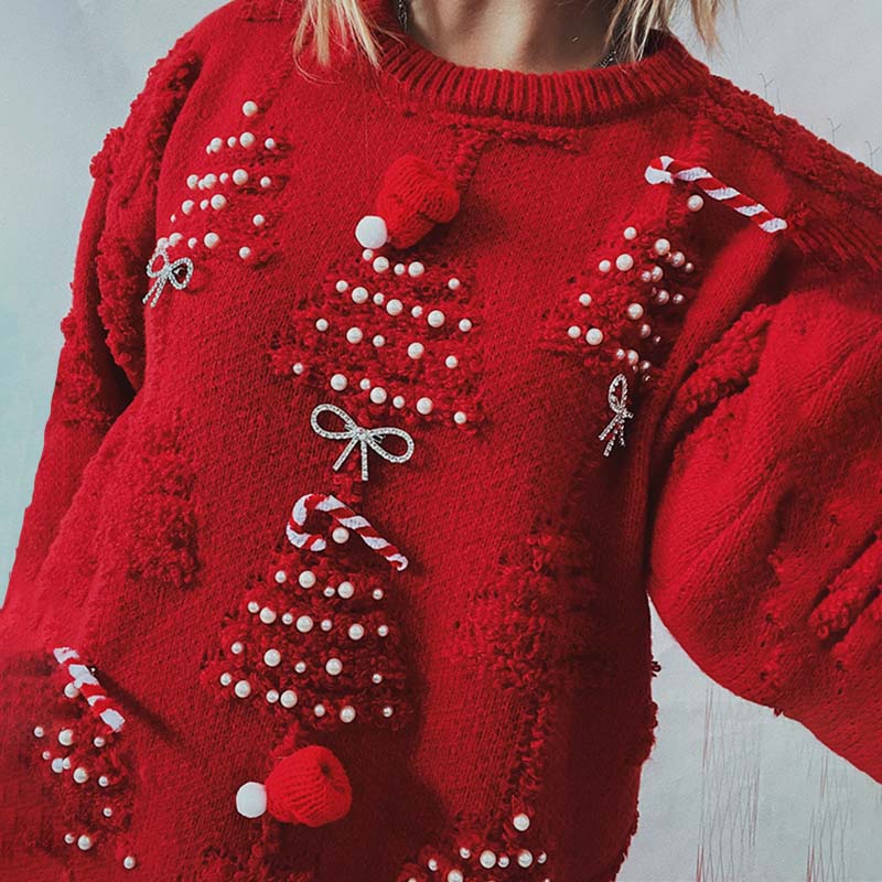 Christmas Sweater with Cheerful Design