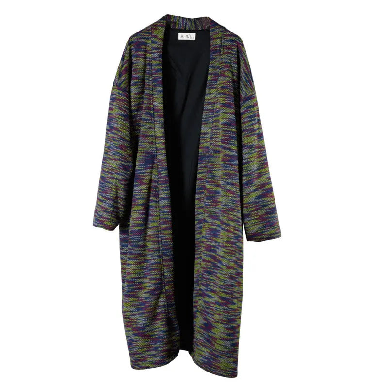 Knit Fall Cardigans Long Sleeve Coat