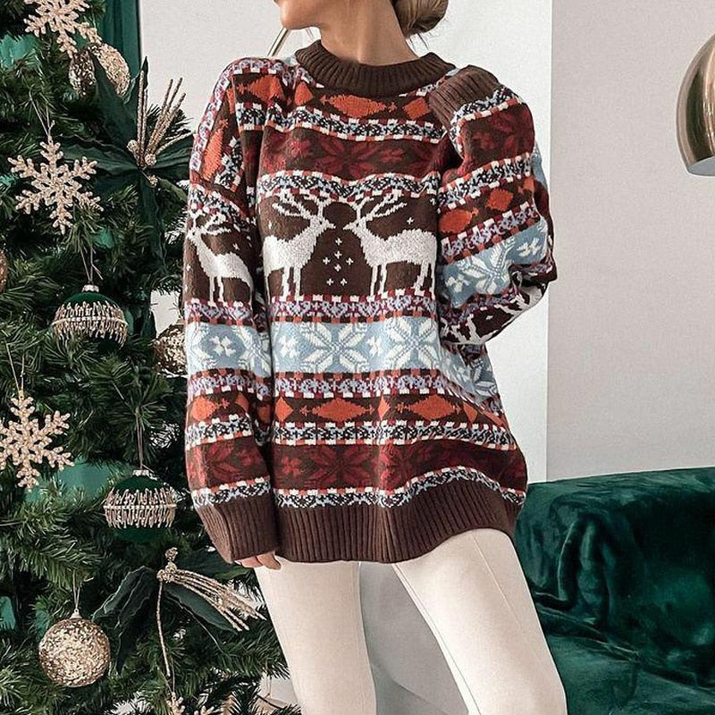 Turtleneck Sweater for Women Christmas