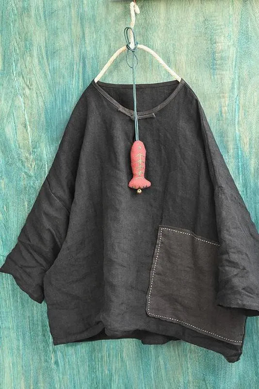 Patchwork Linen Shirt