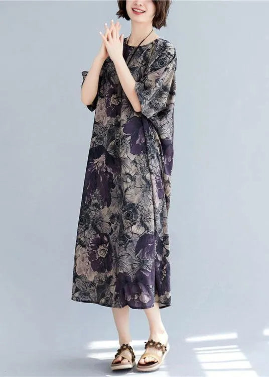 O Neck Pockets Linen Cotton Summer Wardrobes Sleeve Dress