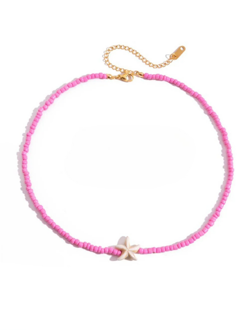 Carla Bead & Charm Necklace Set