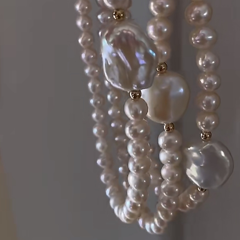 12mm Baroque Pearl Necklace