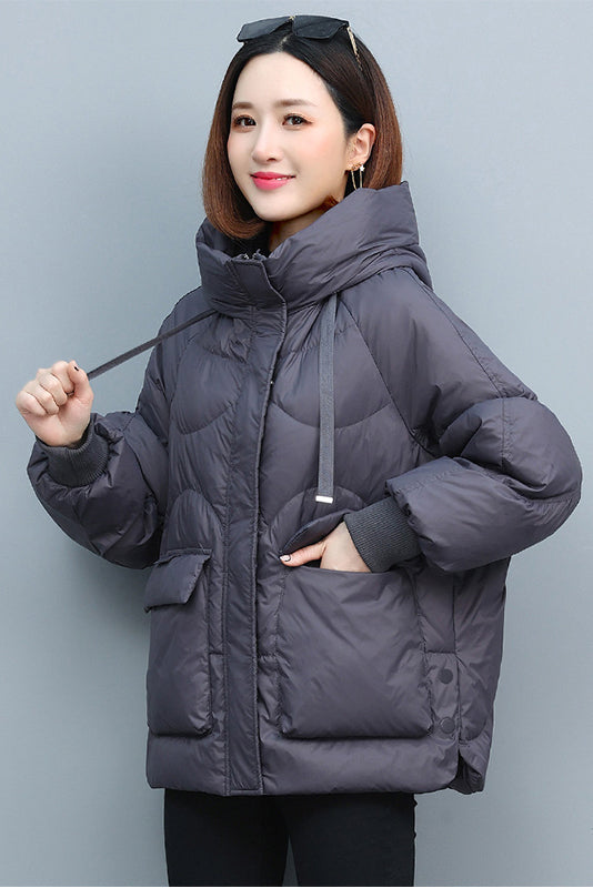 - Winter New Loose Cotton Down Jacket