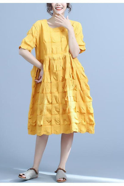 Cotton Dresses Summer Loose Clothes