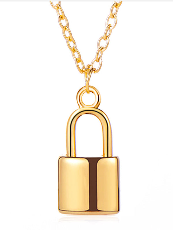 Simple Lock Necklace