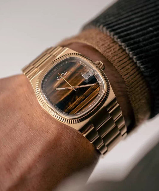 Unique Coffee Stainless Steel Mechanical Watches