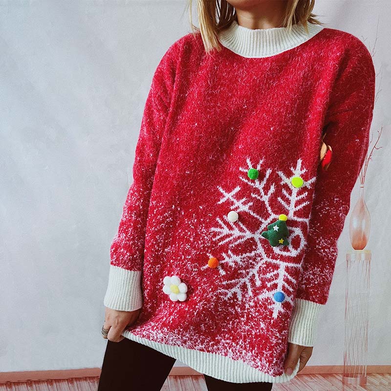 Christmas Sweater and Scarf Set