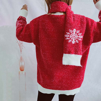 Christmas Sweater and Scarf Set
