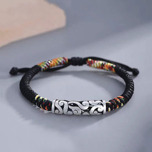 Copper Auspicious Clouds Luck String Bracelet
