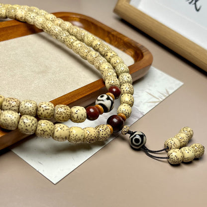 108 Beads Bodhi Seed Mala Bracelet for Spiritual Protection
