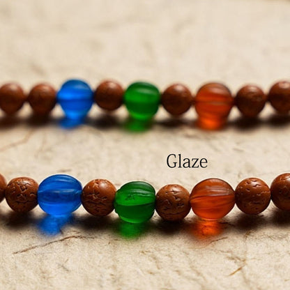 108 Beads Bodhi Seed Mala Bracelet Necklace for Wisdom & Peace