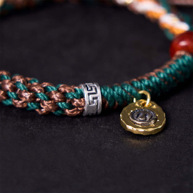 Tibetan Camel Bone Luck Rope Spiritual Bracelet