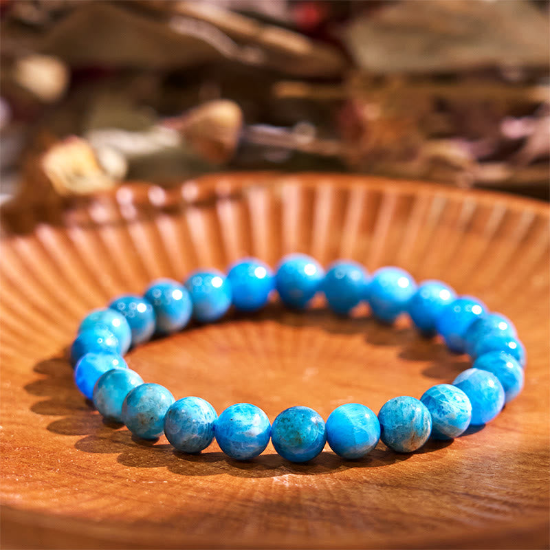 Buddha Stones Let the Past Go Blue Series Calm Tranquility Bracelet