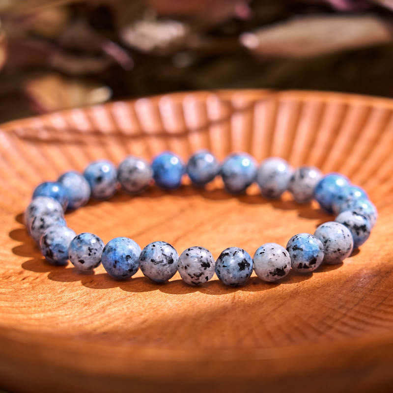 Buddha Stones Let the Past Go Blue Series Calm Tranquility Bracelet