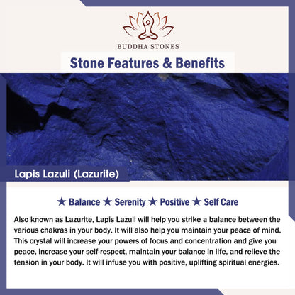 Buddha Stones Amethyst Lazurite Lapis Lazuli Various Crystal Stone Healing Positive Bracelet