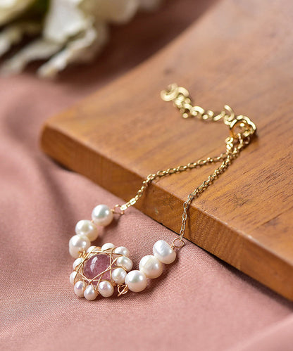 Original Design Patchwork Pearl Bracelet
