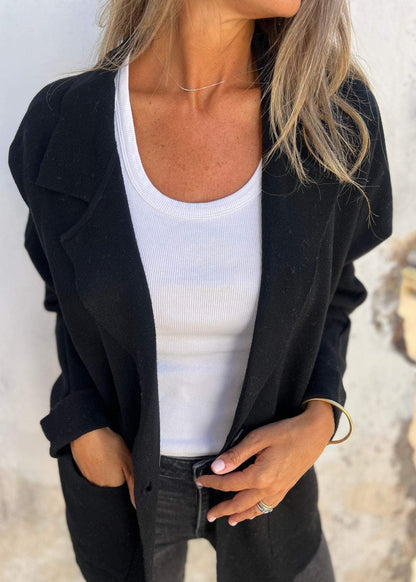 Khaki Peter Pan Collar Pockets Coats Fall