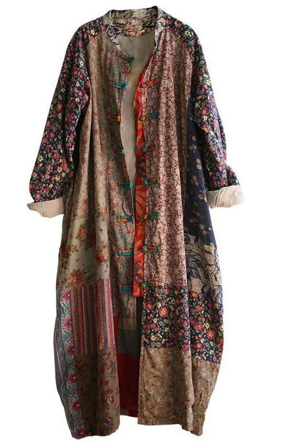 Limited Stock- Retro Color Contrast Coat