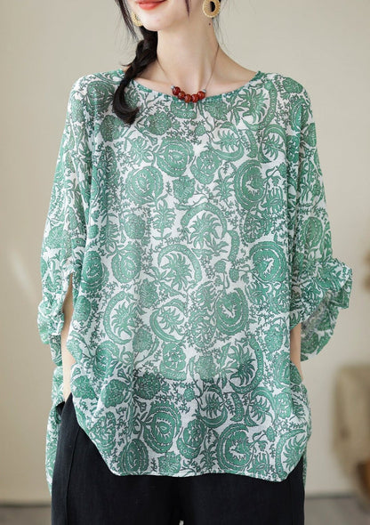 Summer Loose Retro Tops