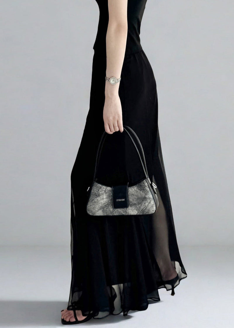 Slim Fit Black High Waist Tulle Skirt Summer