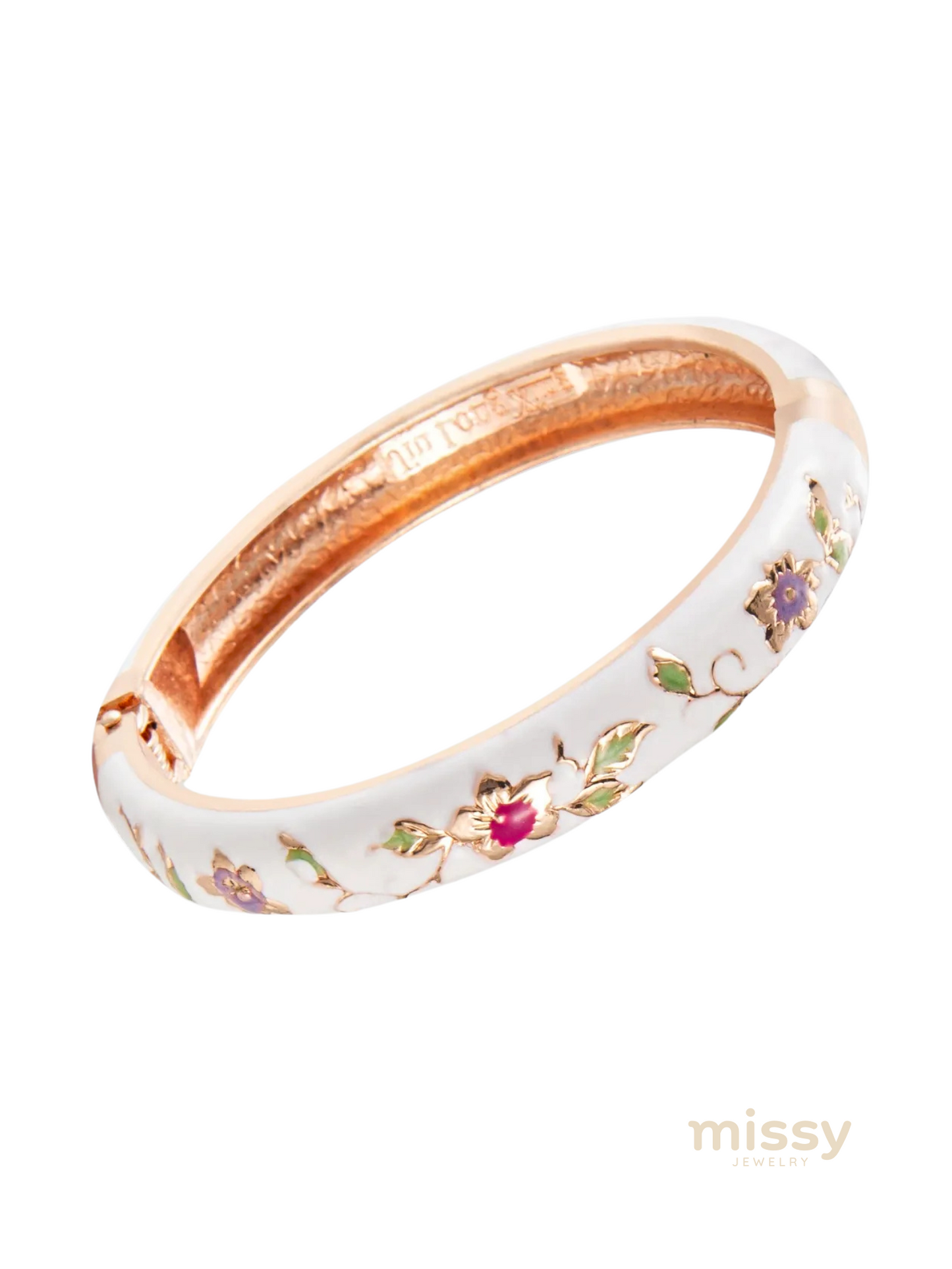 Aria White Bangle
