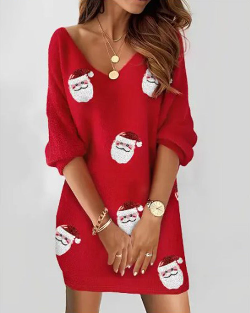 Dress with Little Santas