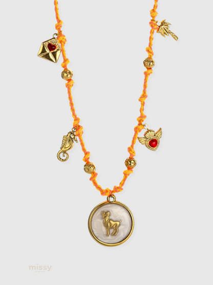 Cesia Zodiac Sign Charm Necklace