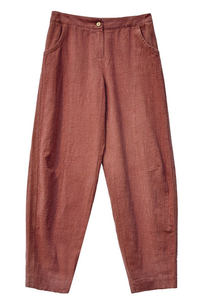 Pencil Pants Linen Trousers
