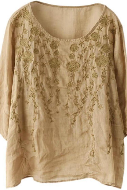 Summer Embroidered T-shirt