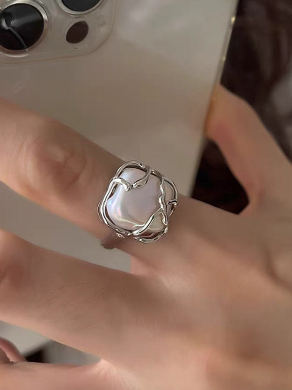Original Irregular Geometric Ring