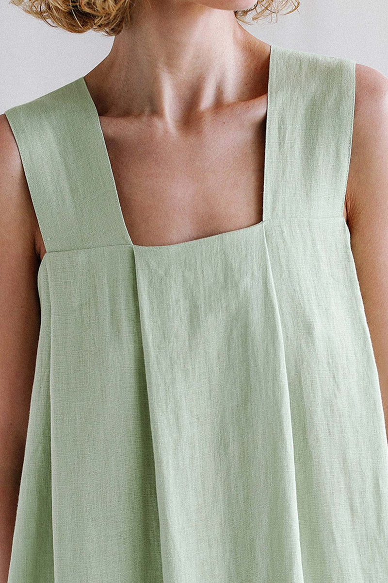 Cotton Linen Tank Dress