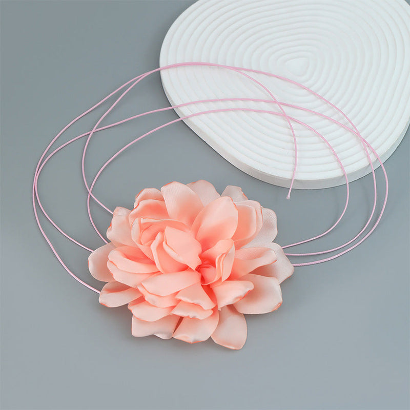 Selected Lace-up Choker Necklace