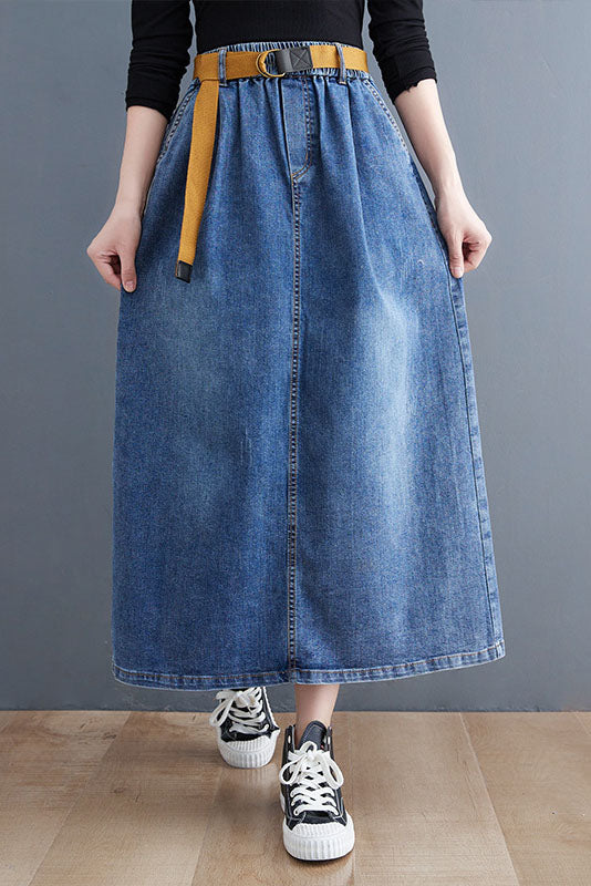 - Denim Skirt