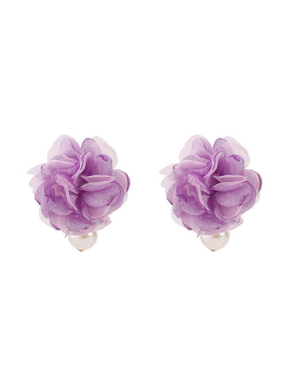 Flower Shape Earrings Accessories