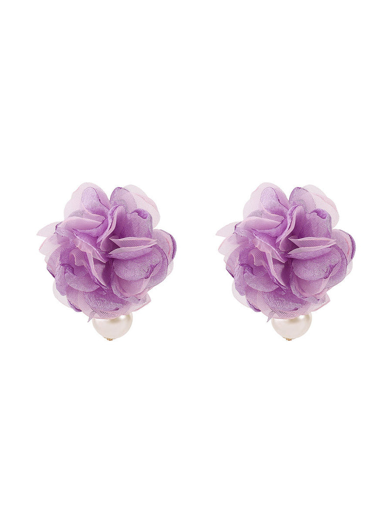 Flower Shape Earrings Accessories