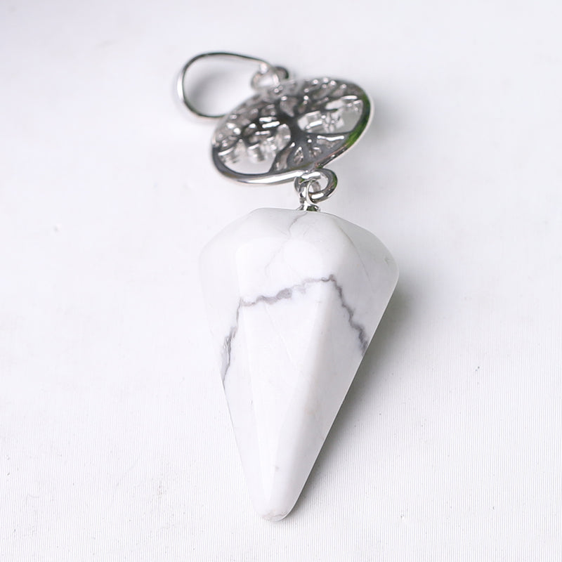2.2" Multi-stone Arrowhead Pendant for Spiritual Energy