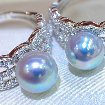 Lace 6.5-7mm Japanese Akoya Pearl Ring