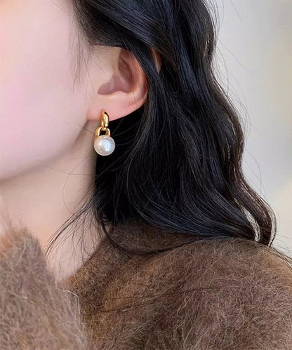 New Versatile Pearl Gilding Stud Earrings