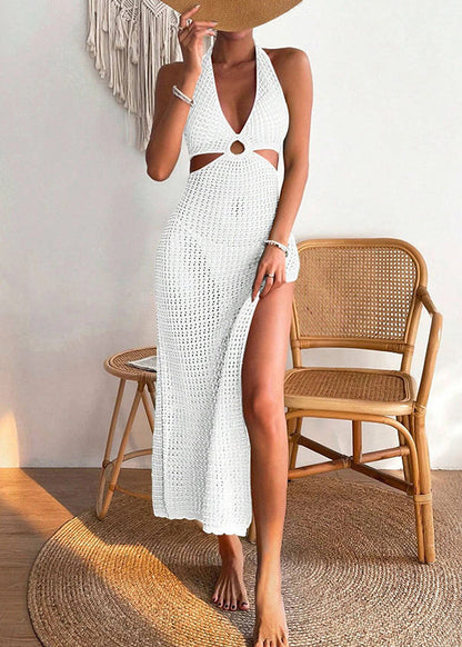 Summer New Hollow Out Knitted Swimwear Cover Up
