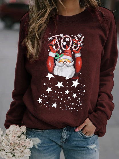 Women's Sweatshirt with Festive Christmas Motif R&B