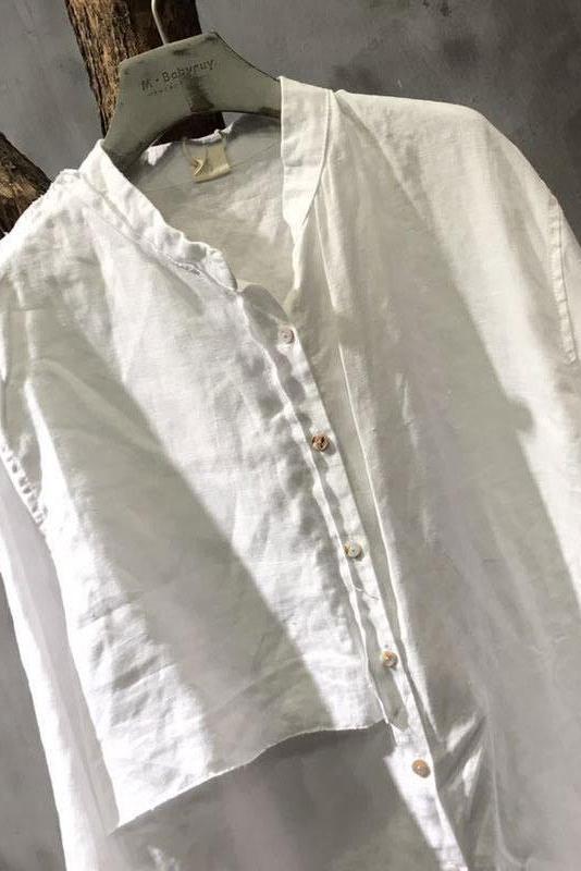 Limited Stock- Stand Collar Long Sleeve Splicing Shirt