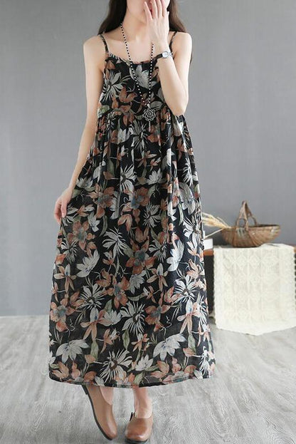Summer Beach Sleeveless Pinafore Dress