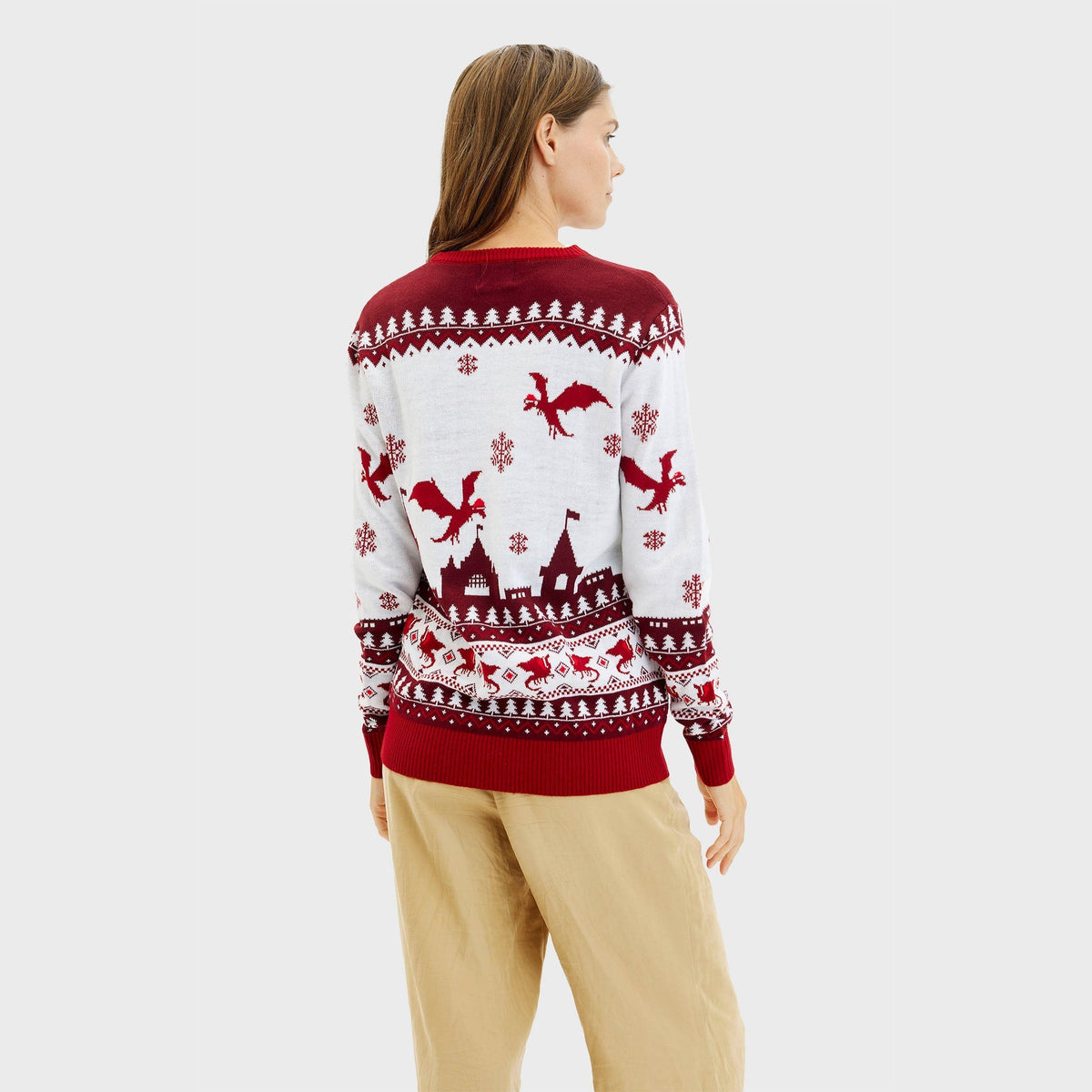 Santa Claus Is Coming Christmas Sweater Women's