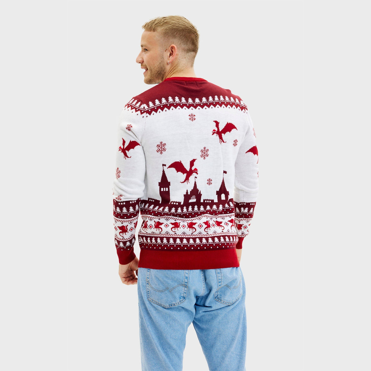 Santa Claus Is Coming Christmas Sweater Men's