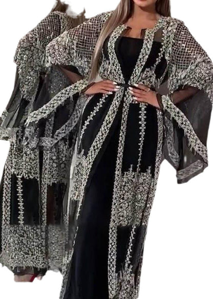 New Pink Hot Stamping Large Swing Shawl Dress