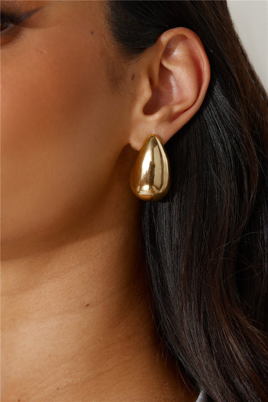 18k Gold Plated Dates at Night Earrings Gold