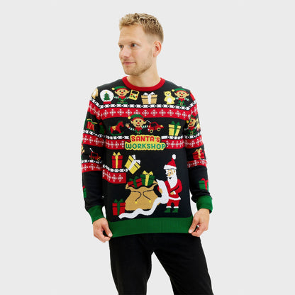 Santa's Workshop Sweater Men's