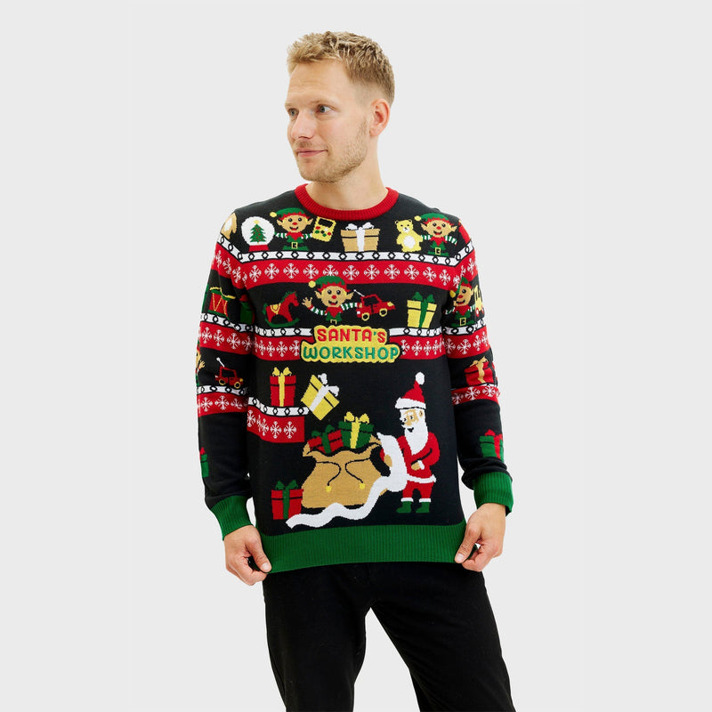 Santa's Workshop Sweater Men's