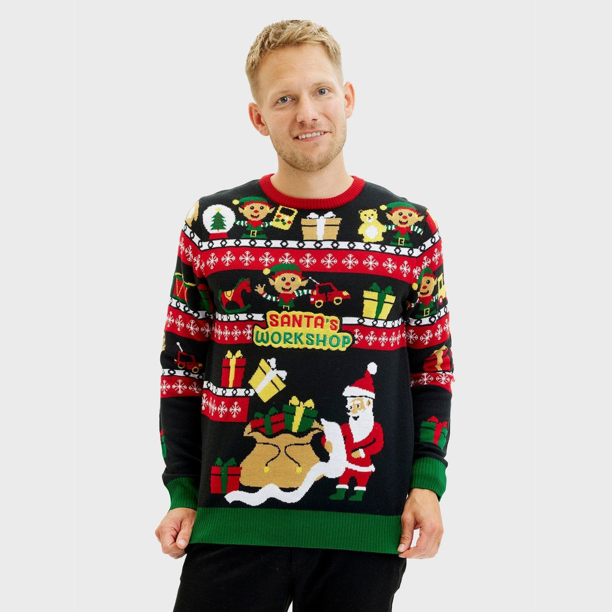 Santa's Workshop Sweater Men's
